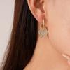 2026 New Exquisite Heart Crystal Drop Earrings for Women Luxury Gold Color Temperament Ear Buckle Wedding Jewelry Accessories