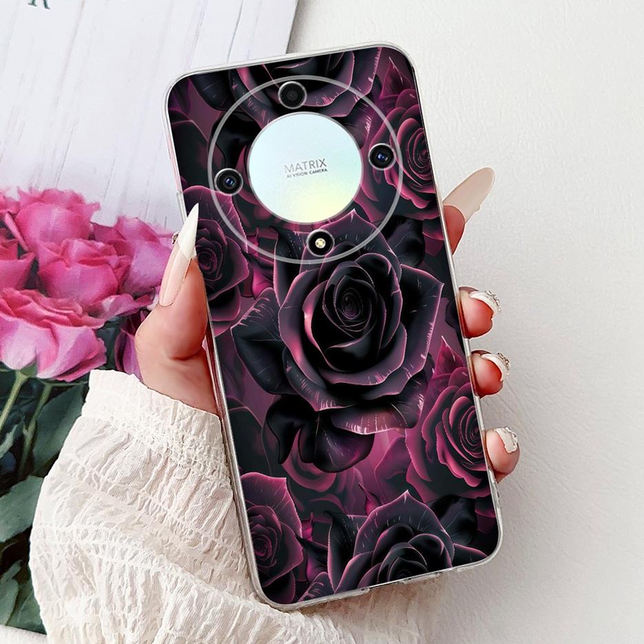 For Honor X9a Case Magic5 Lite Popular Luxury Painted Cover Soft Slim Phone Case For Honor Magic 5 Lite HonorX9a Back Cover Bags