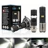 1Pcs Csp Moto Led H4 Ba20D P15D Motorcycle Headlight Bulb Super Bright 1450Lm Motos Accessories High Lo Beam Fog Light 12V
