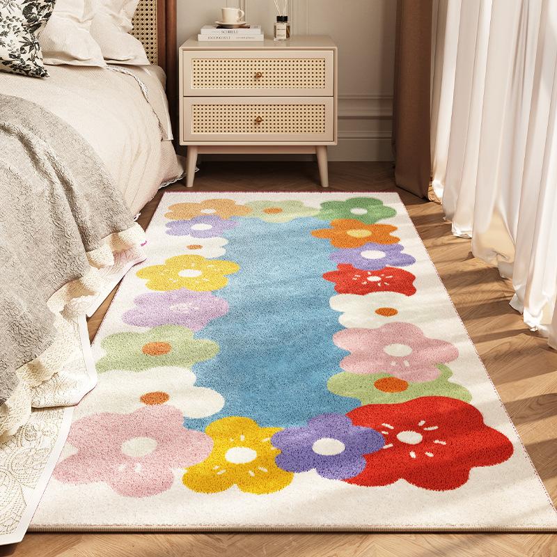 

Прикроватный ковер для спальни Милый мультяшный длинный ковер Коврик для пола в комнату Коврик для эркерного окна 140×200cm