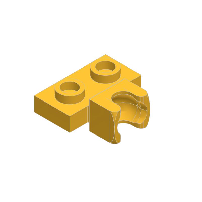 50pcs 14704 Modified 1x2 Plate with Small Tow Ball Bricks Bulk MOC Technical Building Blocks