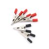 5Pcs 50Mm Plastic Durable Handle Test Probe Metal Alligator Clips with Screw