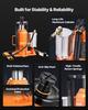 Air Hydraulic Bottle Jack, 20 Ton (44092 Lbs) Capacity, 260-495 Mm Lifting Range, Pneumatic/Manual Heavy Duty Welded Bottle Jack with Pump for SUV,