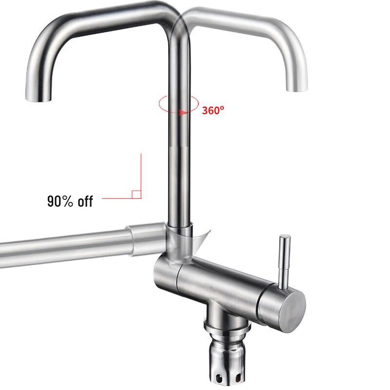 Foldable 304 Stainless Steel Kitchen Faucet