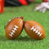 PU Leather Basketball Ball Keychains Baseball Football Pendant  Children Presents
