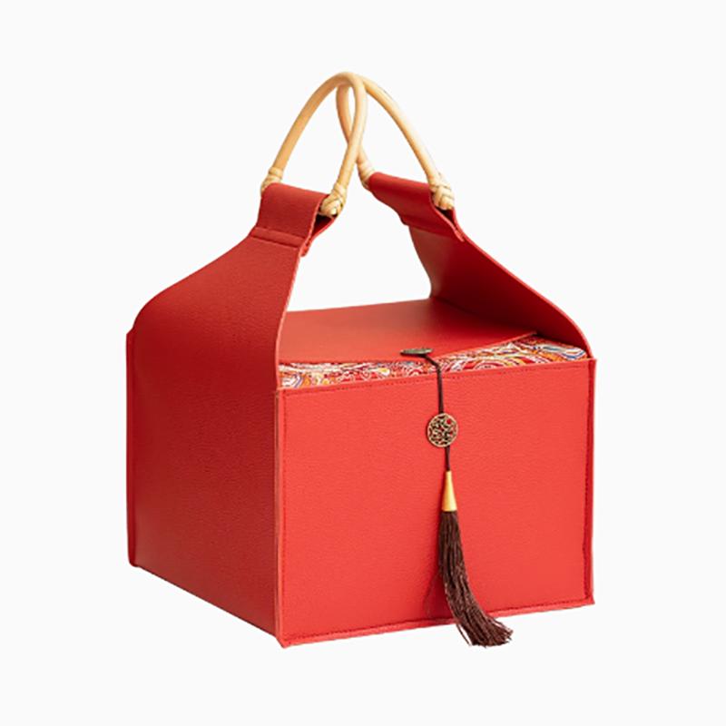 Luxury Leather Gift Box Elegant Wedding Candy Box, Premium Packaging for Coffee, Tea, Sweets, Bridal Souvenirs  Empty Gift Box