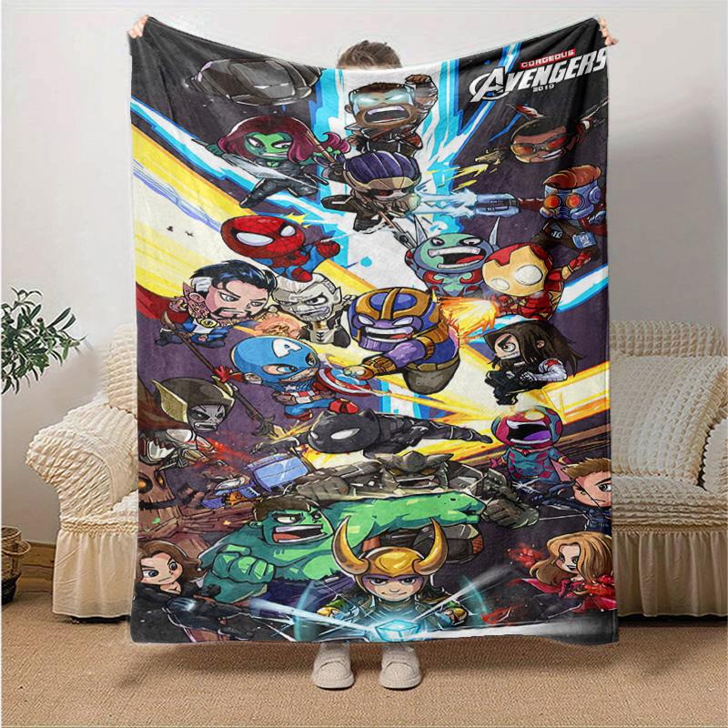 1pc Spiderman Shadows Marvel Soft Throw Blanket Flannel All Season Light Weight Living Room/Bedroom Warm Blanket. M731040