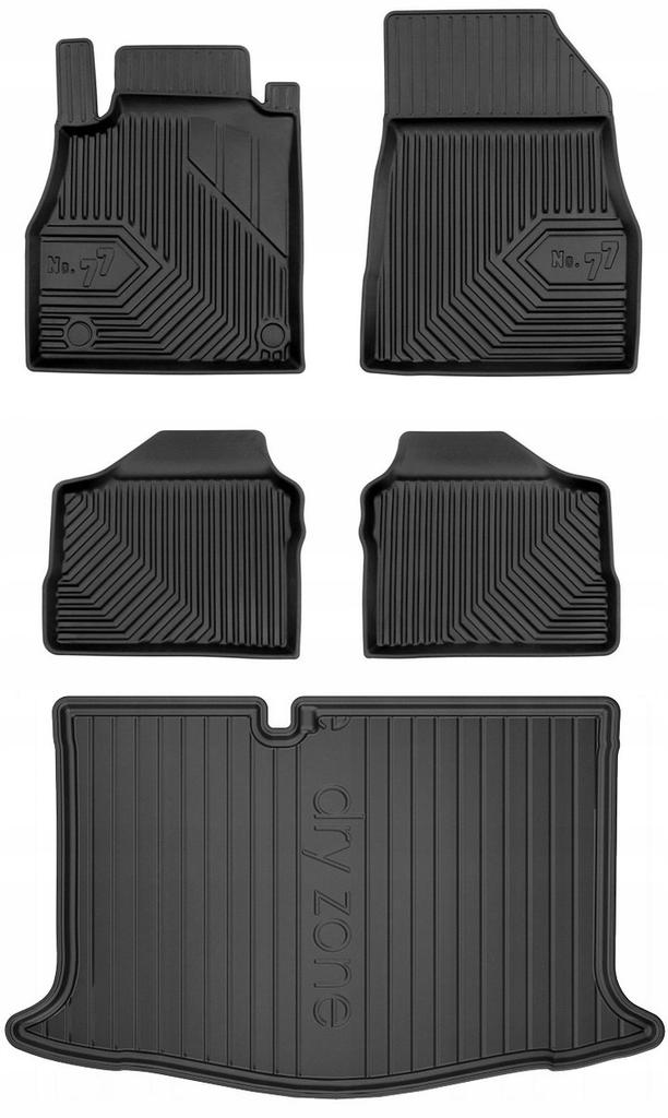 Set 77 Floor Mats And Mat Nissan Micra K14 Hb From 2016-