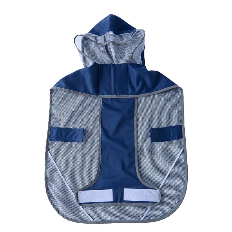 

Дождевик с капюшоном для домашних собак, водонепроницаемый костюм с безопасной светоотражающей полосой M