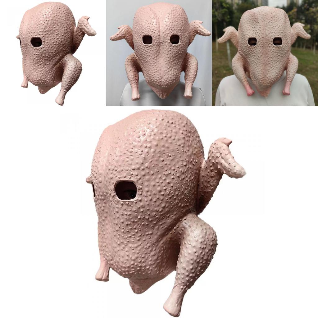 Halloween Animal Latex Chicken Mask With Funny Style For Party And Prank Use