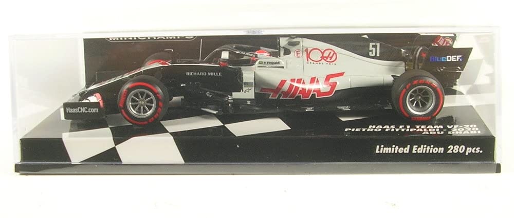 

Minichamps scale resin Haas F1 Team 2020 F1 Abu Dhabi GP Fittipaldi 1/43 VF-20 #51 P.