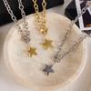 Contemporary Star Motifs Clavicle Chain Corrosion Resistant Stainless Steel Collarbone Chain Jewelry Gift