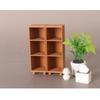 1Pcs 1:12 Dollhouse Miniature Bookshelf Bookcase Model Simulation Storage Cabinet Locker Ornament Furniture Decor Toy