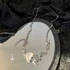 New alloy jellyfish fringed necklace women's ins niche sweet cool babes collarbone chain jewelry accessories