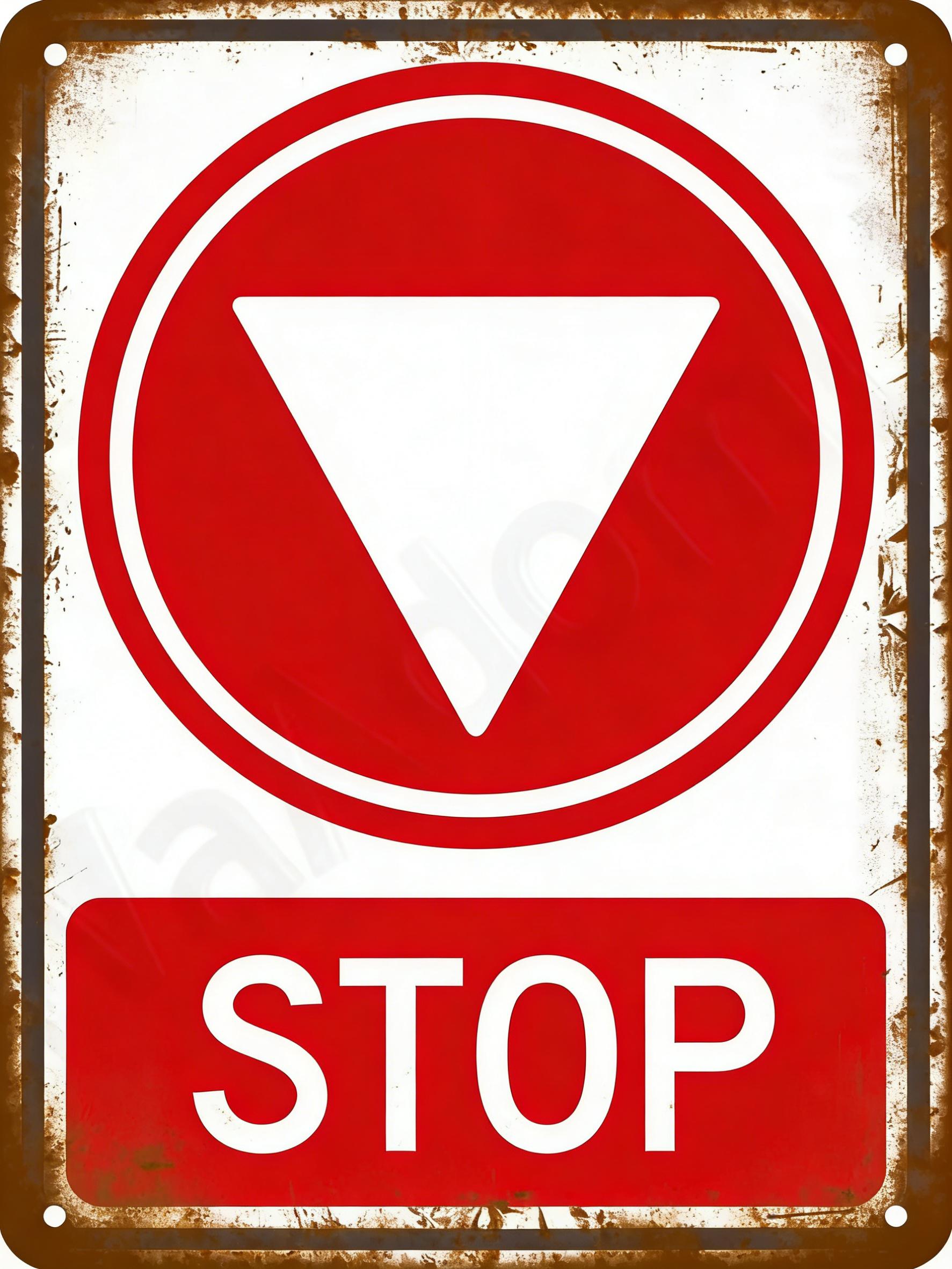 

Vintage European Traffic Signs Collection Classic No Parking Regulatory Metal Plates Inspired by Spanish Road Safety Heritage 20x30cm（7.8x11.8inch）