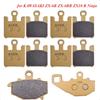 Motorcycle Front Rear Brake Pads for KAWASAKI ZX-6R ZX 636 2003-2006 ZX-6RR ZX 600 ZX10 R Ninja ZX 1000 2004-2007