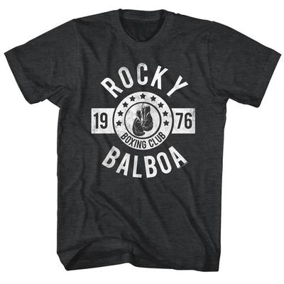 Rocky - Boxing Club - Manica Corta - Heather - Adulto - T-Shirt