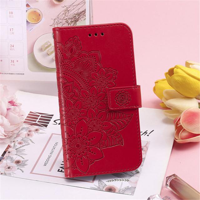 Emboss Leather Flip Phone Case For Iphone 14 13 Pro Max 11 12 Mini Xr X Xs Max 6 6s 7 8 Plus Se 2020 Luxury Wallet Bracket Cover