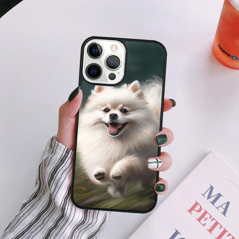 Pomeranian Dog Phone Case For iPhone 17 Air 14 13 12 16Pro Max 15  Plus Cover Shell Max coque