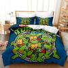 Teenage Mutant Ninja Turtles Bedding Set Quilt Cover Pillowcase Cartoon Anime Game Bed Bedroom Duvet Cover Beddings Suit Gifts