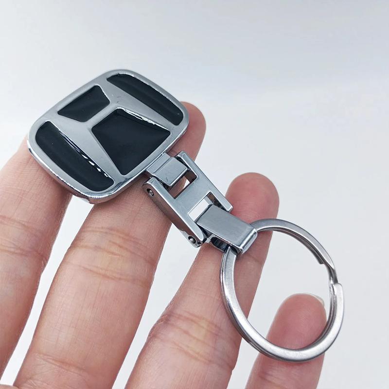 CPL1 1Pcs Car Logo Keychain Metal Key Rings Accessories For Honda Civic Fit Jazz Accord Pilot CRV Odyssey Passport City Shuttle HRV