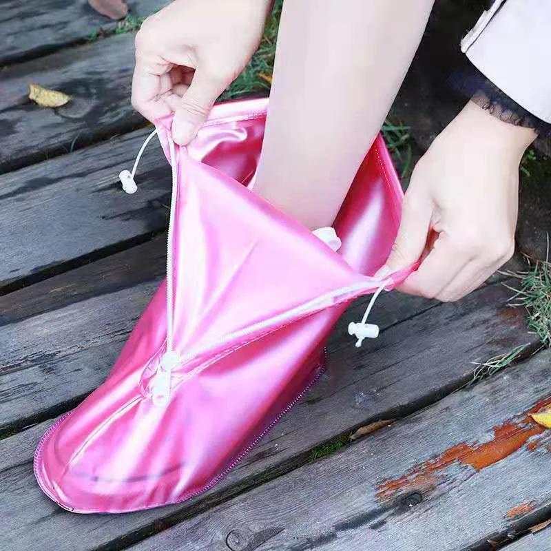 Children Shoe Cover Waterproof Silicone Sport Rain Boot Cover with Layer Non-slip Material Wear-resistant Thick Shoes Cover