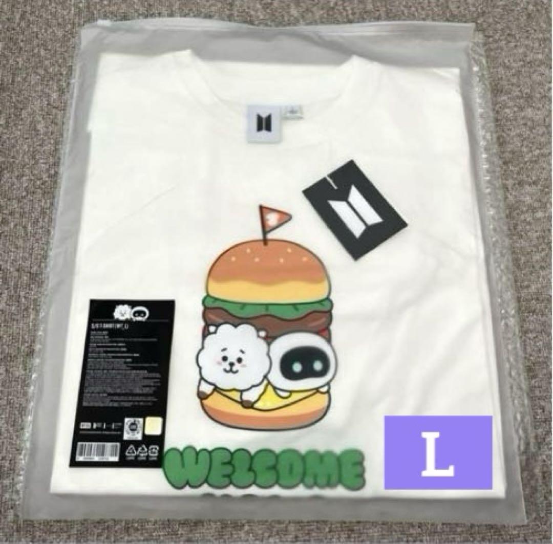 

[Б/У] Футболка BTS JIN Wootteo X RJ, Размер L