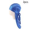 2Pcs Durag Pirate Hat Pirate Baby Turban Hijab Bandana Elastic Headwrap  Children