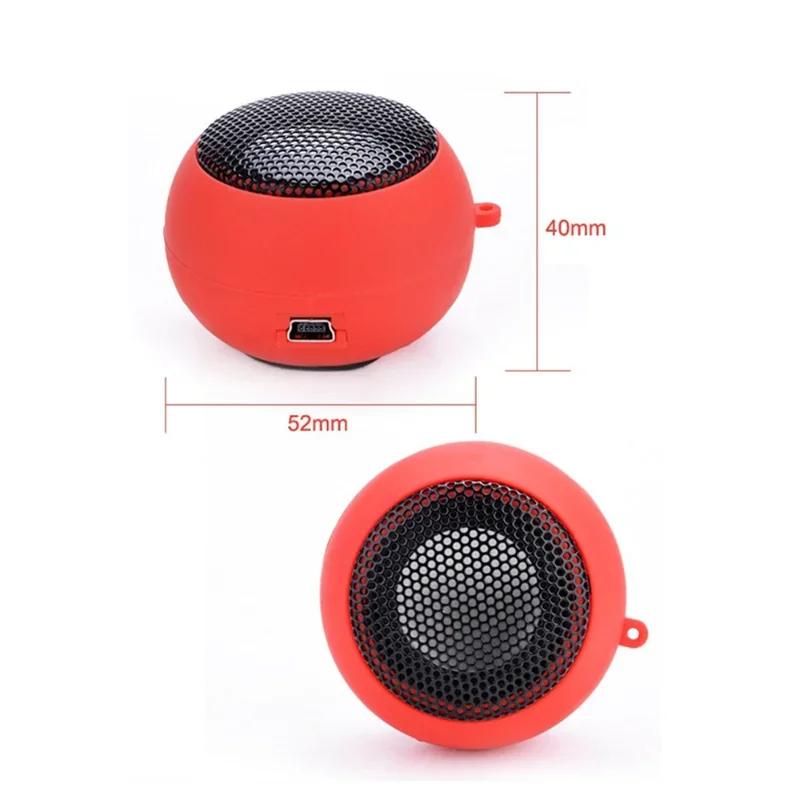 Portable Hamburger Mini Speaker Mp3 Music Loudspeaker Player Outdoor 3.5mm Wired Speaker Sound Box for Phone Tablet Laptop