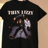 Thin Lizzy Band Cotton Black For Men Short Sleeve  S-4XL AD406 Unisex T-Shirt