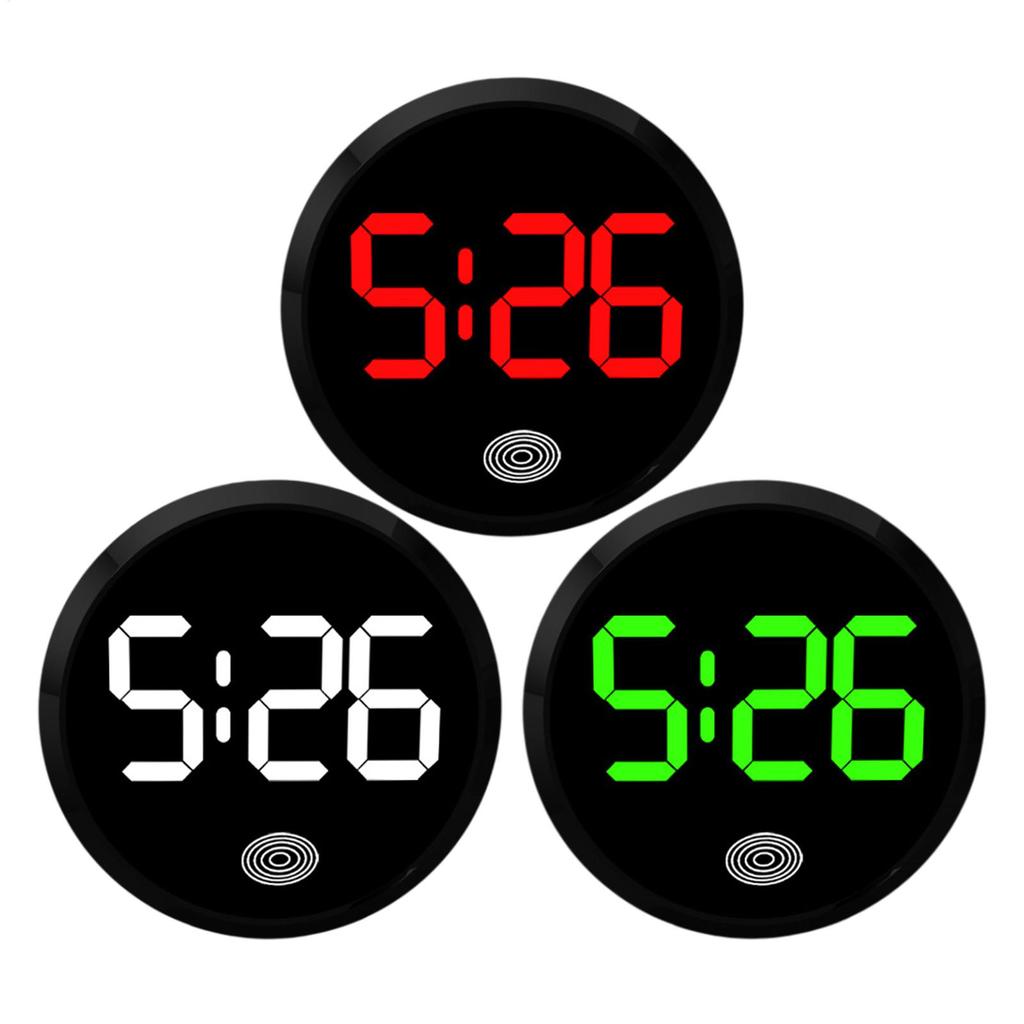 Reloj Digital para Salpicadero de Coche Reloj Electrónico para Salpicadero Reloj para Salpicadero de Vehículo Relojes para Salpicadero de Coche Activados por Tacto Reloj