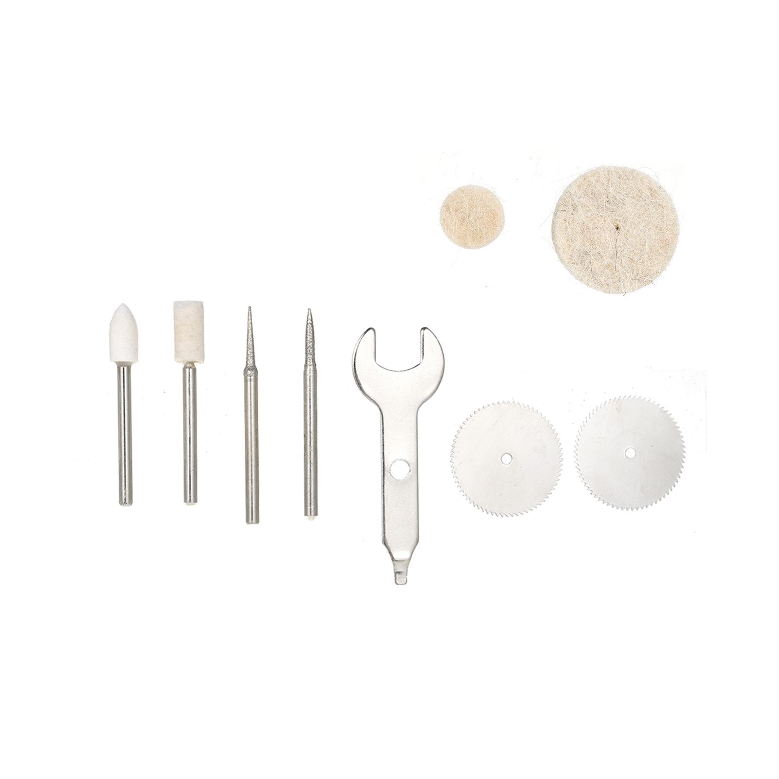 

Mini Rotary Tool Kit 5 Speed Multi Purpose 4.2V Power Rotary Tools Kit with 72 Accessories For Engraving Sanding зелёный