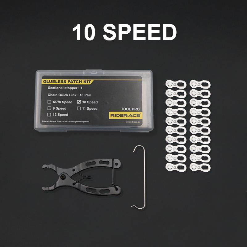 

10 пар велосипедных цепных соединителей, набор быстроразъемных замков для шоссейных велосипедов, магическая пряжка, главная велосипедная часть для скоростей 6, 7, 8, 9, 10, 11, 12 10 Speed