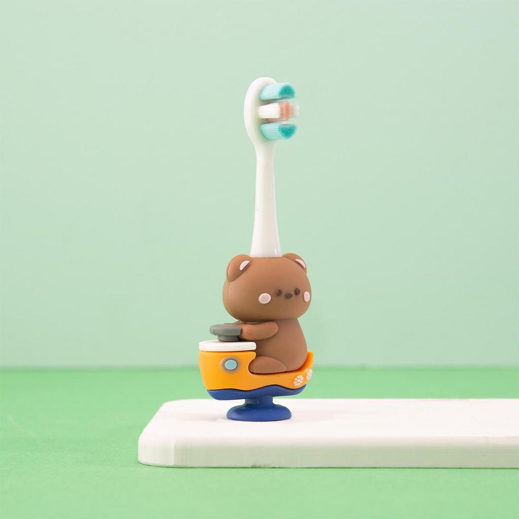 Children's Soft-Bristle Toothbrush for Teething Infants & Toddlers, Gum Protection, Cute Cartoon Design