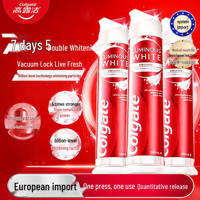 Colgate European Whitening Toothpaste 100ml x 3