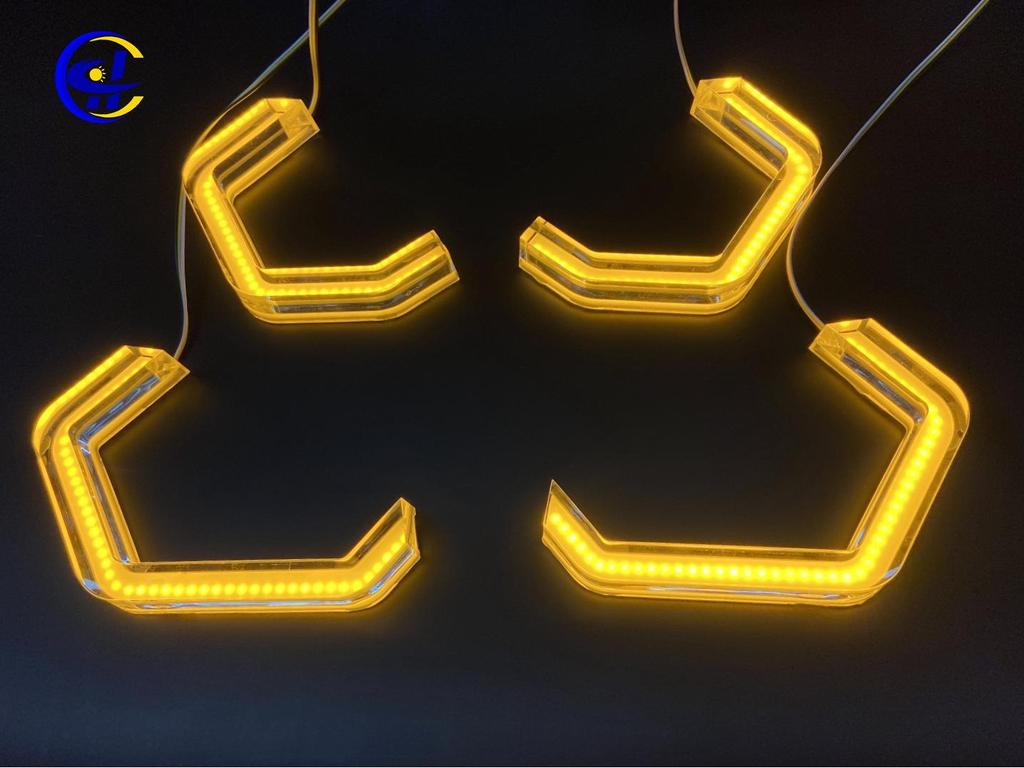 Dual-Color LED Crystal Angel Eyes for E90, E91, F30, M3, M4