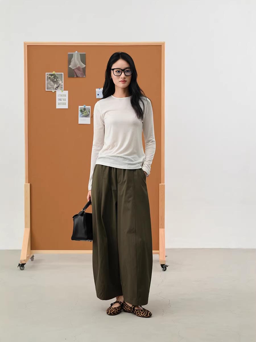 

Haiweien Women s Starfruit Crescent Slimming Casual Pants 2026 New Style XL