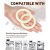 54mm Silicone Steam Ring, 2PCS Grouphead Gasket Replacement Accessories, No BPA Silicone Gasket Seal, for Breville Espresso Machine