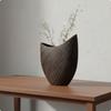 Decorative Vase Japanese Striped Flower Minimalist Aesthetic Home Decor
