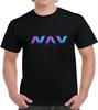 Men T Shirt Nav Coin Crypto Casual Short Sleeve