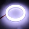 Car Headlight DRL Daytime Running Light Auto Halo Ring Angel Eyes 12V Day Light Turn Signal White Yellow
