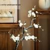 Elegant Pink Plum Blossom Dried Flower Bouquet for Home Decoration