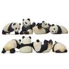 Xiaomi 4Pcs/Set Cartoon Mini Animal Panda Micro Landscape Figurine Decor Resin Ornament Garden Miniature