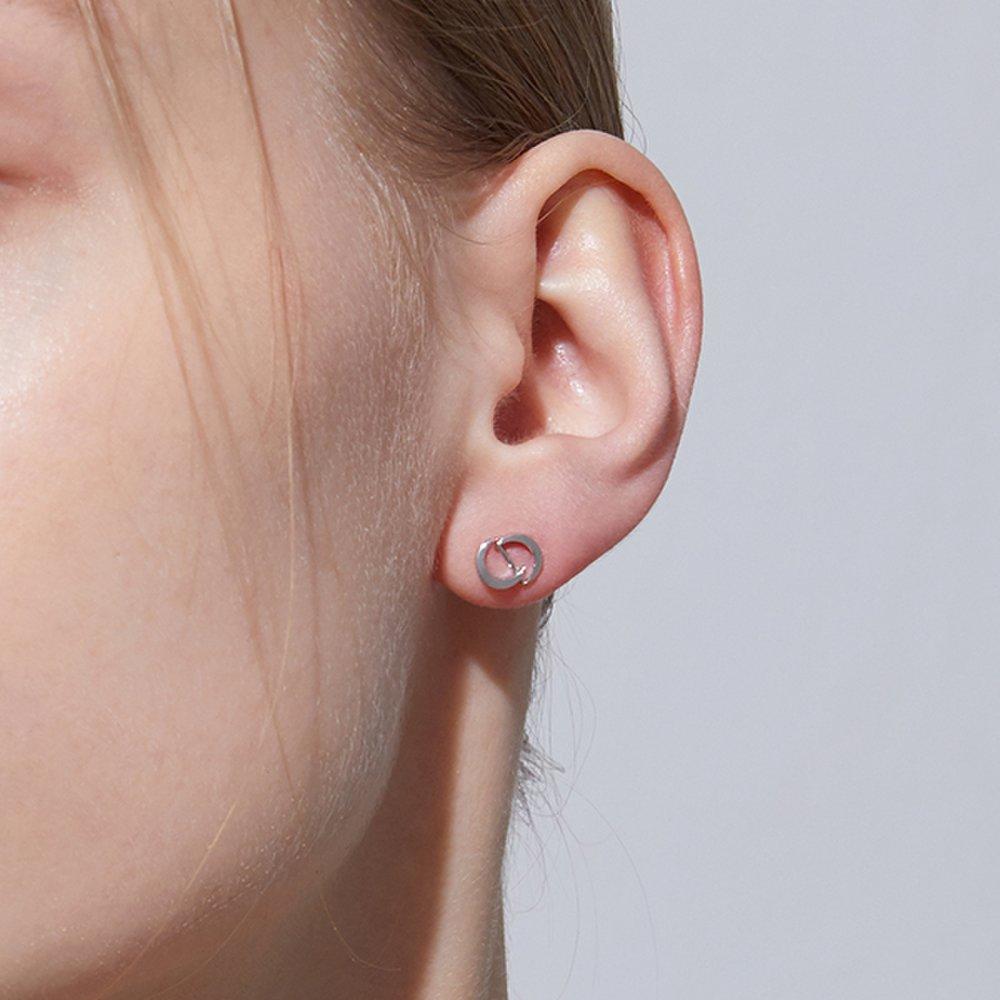 [Stonehenge] Dal Silver Earrings Sc1735