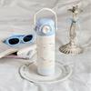 Cartoon Kitten Water Bottles 316 Stainless Steel Vacuum Mug Trendy Insulated Cup  for Lady Girls