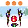 Rentier Dekoration Auto Fahrzeug Nase Horn Kostüm Set Rudolph Weihnachten Rentier Geweih Rote Nase Ornamente Elch Geweih Für Auto