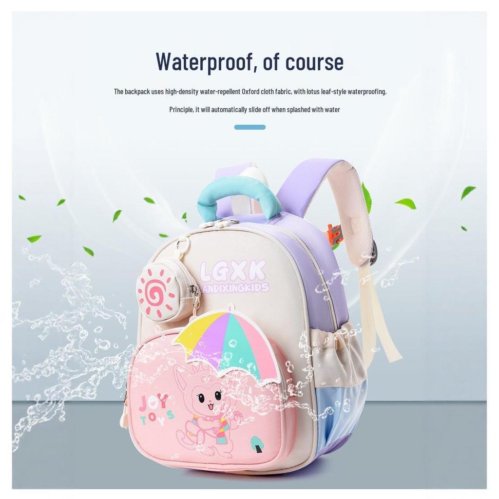 Cartoon Kindergartenrucksack für 4-6-Jährige | Jungen- & Mädchenschultasche