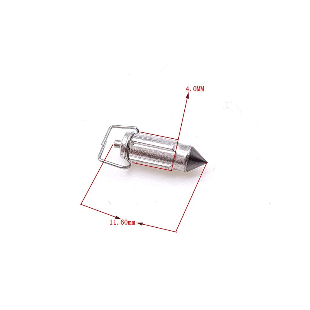 Carburetor Repair Kit, Overflow Prevention Float Valve for Cabs, 4 Pieces (4.0MM*11.60MM)