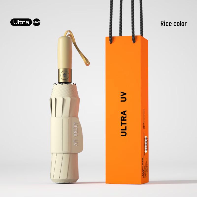 Baodini Premium Automatic Folding Sun/Rain Umbrella