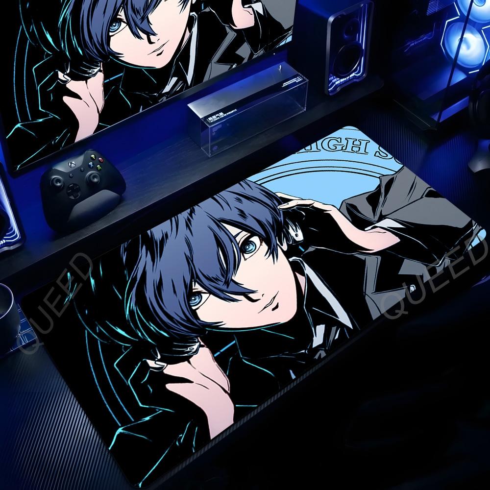 Office Laptop Mousepad Persona Reload Anime Mouse Pad Game Accessories Nonslip Large Table Mat Rubber Carpet XL Gamer Deskpad